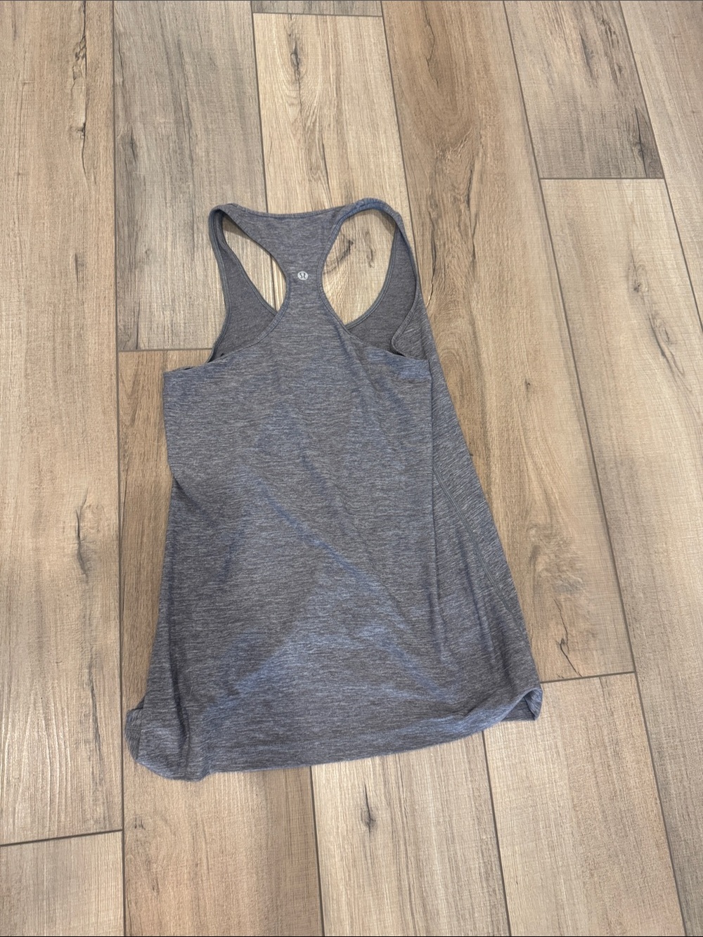 lululemon athletica Heathered Charcoal Racerback Tank - Picture 2 of 3